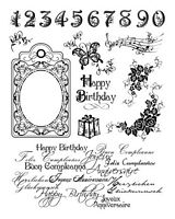 Stampile acrilice, 14x18cm, Happy Birthday, Viva Decor