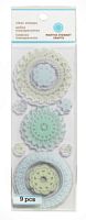 Stampile clear acrilice Doilies, Martha Stewart