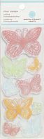 Stampile clear acrilice, Doily Lace Butterflies, Martha Stewart