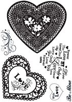 Stampile clear acrilice, Love Heart, A6, Crafty Impressions