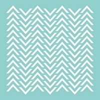 Sablon decorativ Chevron, 12x12in, Kaisercraft