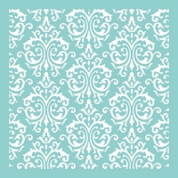 Sablon decorativ Damask, 12x12in, Kaisercraft