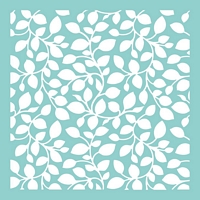 Sablon decorativ Leaves, 12x12in, Kaisercraft