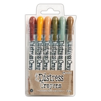 Distress Crayons Set 10, Ranger Ink