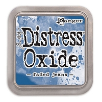 Tusiere Distress Oxide Ink Pad, Ranger Ink - Faded Jeans