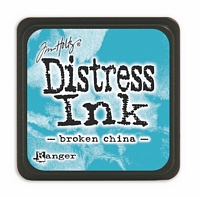 Tusiere Mini Distress Ink Pad, Ranger Ink - Broken China