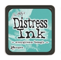 Tusiere Mini Distress Ink Pad, Ranger Ink - Evergreen Bough