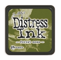 Tusiere Mini Distress Ink Pad, Ranger Ink - Forest Moss