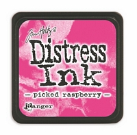 Tusiere Mini Distress Ink Pad, Ranger Ink - Picked Raspberry