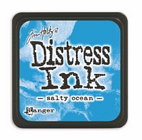 Tusiere Mini Distress Ink Pad, Ranger Ink - Salty Ocean