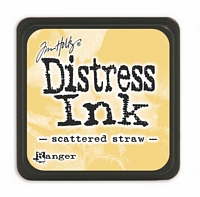 Tusiere Mini Distress Ink Pad, Ranger Ink - Scattered Straw