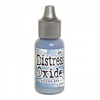 Tus Re-inker pentru tusiere Distress Oxide Ink, Ranger Ink - stormy sky