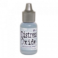 Tus Re-inker pentru tusiere Distress Oxide Ink, Ranger Ink - weathered wood