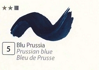 Culori tempera gouache extrafine, DiVolo - BLU PRUSSIA, 20 ml.