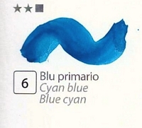 Culori tempera gouache extrafine, DiVolo - BLU PRIMARIO, 20 ml.