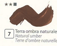 Culori tempera gouache extrafine, DiVolo - TERRA OMBRA NATURALE, 20 ml.