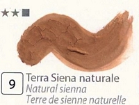 Culori tempera gouache extrafine, DiVolo - TERRA SIENA NATURALE, 20 ml.