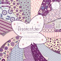 Set cartoane imprimate Dreamcatcher, 12x12 inch, 220gmp, 48 coli, Trimcraft