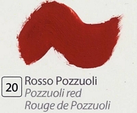 Culori tempera pe baza de ou Botticelli, DiVolo - ROSSO POZZUOLI, 35 ml.