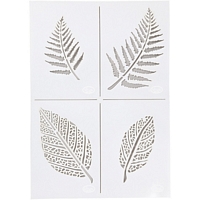 Sablon decorativ 21x30cm leaves, Viva Decor