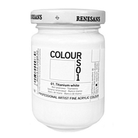 Culori acrilice opace Colours Renesans - 01 White 125 ml