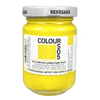 Culori acrilice opace Colours Renesans - 05 Cadmium yellow light 125 ml