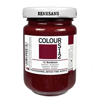 Culori acrilice opace Colours Renesans - 12 Bordeaux 125 ml