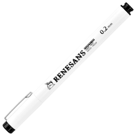 Fineliner cu tus negru Renesans